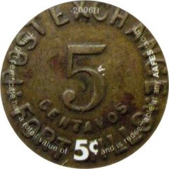5 Cents - AAFES Gift Certificate 9D5