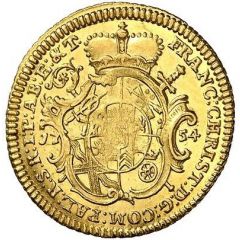 1 Ducat - Francisca Christina of Pfalz-Sulzbach