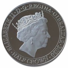 1/2 Crown - Elizabeth II White Cliffs of Dover, Silver Proof