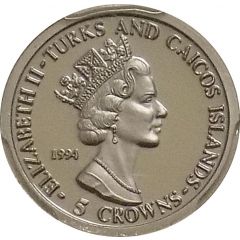 5 Crowns - Elizabeth II Lunar Landing