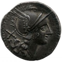 Denarius Terentius Varro, V͡A͡R ROMA