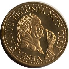 Satirical Token - Steek-penning Vespasianus