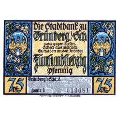 75 Pfennig Stadtbank