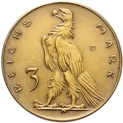 3 Reichsmark Pattern