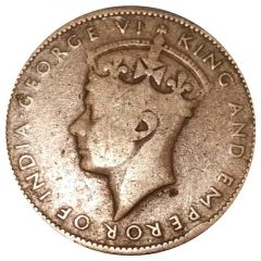 5 Cents - George VI With `King and Emperor`, Nickel-Brass