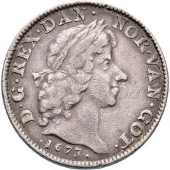 2 Ducats - Christian V Pattern