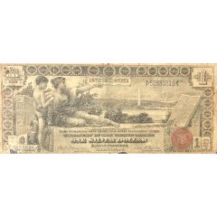 1 Dollar Silver Certificate, `Educational Series`