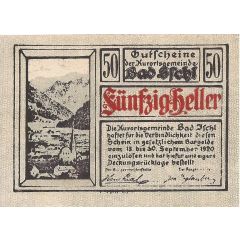 50 Heller Bad Ischl