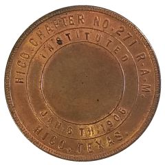 Masonic Penny - Chapter 271 Hico, Texas