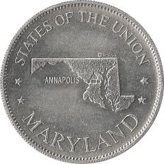 Token - Shell’s States of the Union Coin Game, Version 1 Maryland