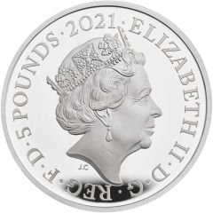 5 Pounds - Elizabeth II Queen`s 95th Birthday, Silver Proof