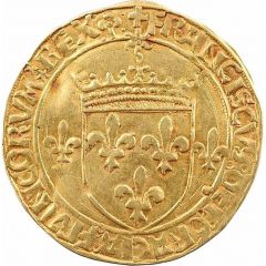 Gold Ecu with sun - Francis I 4th type