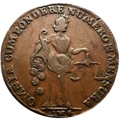 Münzmeisterpfennig Fortuna Variabilis Johann Wilhelm Schlemm