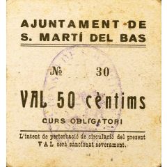 50 Céntimos Sant Martí del Bas