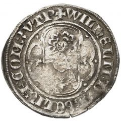 1 Groat `with Helmet` - William I Roermond