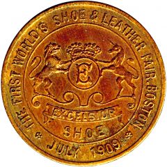 Token - Don`t Worry Club Excelsior, Shoe and Leather Fair, Boston