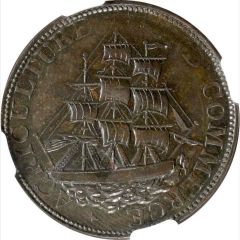 Hard Times Token – Agriculture and Commerce / A Friend to the Constitution
