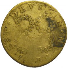Jeton - Henri III - Est Deus in nobis, Pax dat amica manus