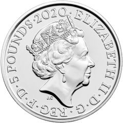 5 Pounds - Elizabeth II 5th portrait, The Royal Menagerie