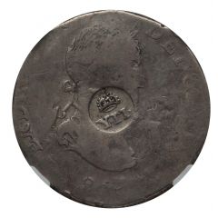 8 Reales - Isabella II Countermark on Mexico 8 Reales