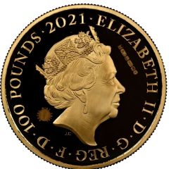 100 Pounds - Elizabeth II Mahatma Gandhi, Royal Mint Trial