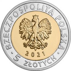 5 Zlotys Książ Castle in Wałbrzych