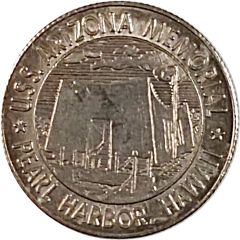 Token - Diamond Head U.S.S. Arizona Memorial - Pearl Harbor
