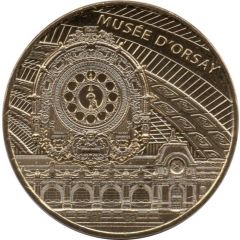 Jeton touristique - Monnaie de Paris - Musée d`Orsay - L`horloge