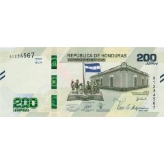 200 Lempiras Independence