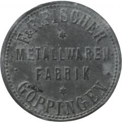 1 Pfennig - Göppingen F. and R. Fischer Metallwarenfabrik