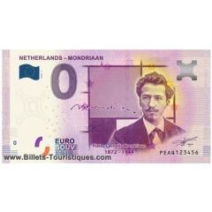 0 Euro - Netherlands - Mondriaan classique
