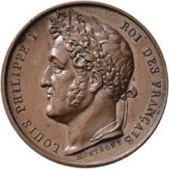 Victoria I reine de la Grande Bretagne - Louis Philippe I roi des Français