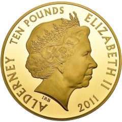 10 Pounds - Elizabeth II Royal Wedding, Gold Proof