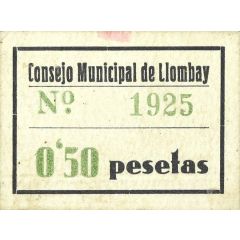 0.50 Pesetas Llombay