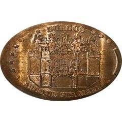 Elongated coin - Arch of Santa María
