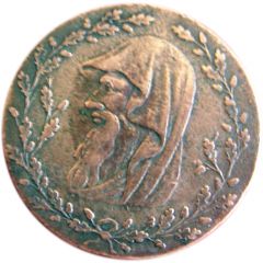 1/2 Penny North Wales - Druid
