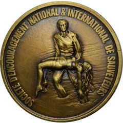 médaille SOCIETE D'ENCOURAGEMENT NATIONAL and INTERNATIONAL DE SAUVETEURS