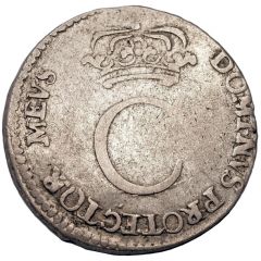 4 Rundstück - Carl XI Without inner obverse circle