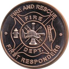 1 oz Copper Fire and Rescue
