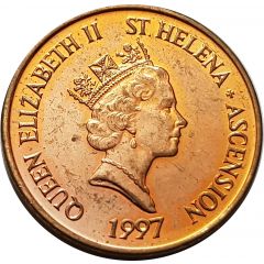 1 Penny - Elizabeth II 3rd portrait