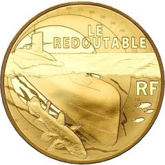 50 Euros Le Redoutable, gold