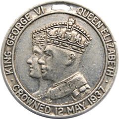 Medal - King George VI and Queen Elizabeth Coronation