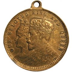 Medallion - George V and Mary Coronation Souvenir