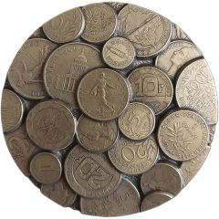 Presse papier francs bronze florentin