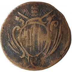 1 Quattrino - Benedict XIV St. Apollinaire, double cross
