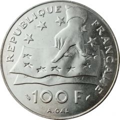 100 Francs Rene Descartes