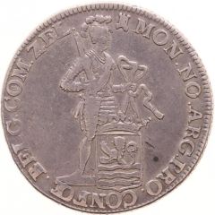 1 Silver Ducat Type 2, year reverse, flowered edge
