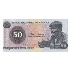 50 Kwanzas Without date of Independence