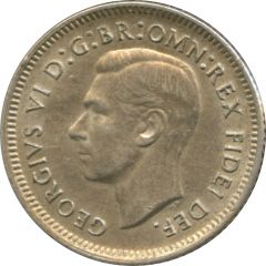 6 Pence - George VI without `IND:IMP`