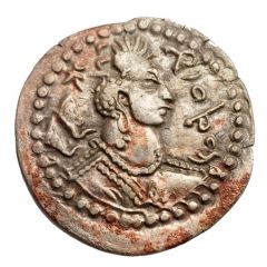 Drachm - Napki Malka - Srio Shaho Western provinces, Bactrian mint